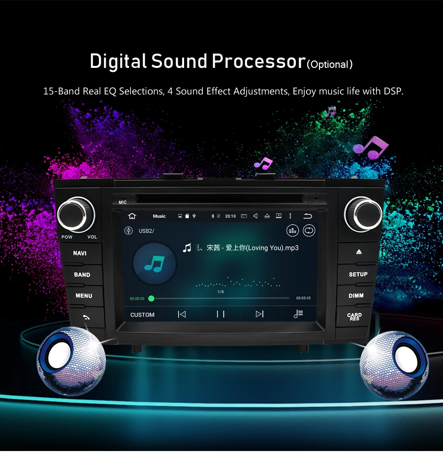 Cheap Octa Core Android 9.0 Car Radio DVD GPS Navigation Multimedia Player For Toyota Avensis T27 2009-2015 Auto Audio Stereo Headunit 9