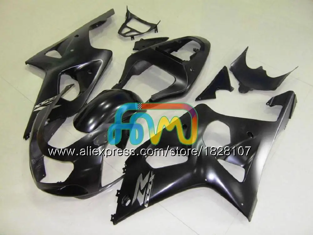 Средства ухода за кожей для SUZUKI GSXR 1000 GSX-R1000 GSXR1000 00 01 02 40BS. 0 1000CC GSXR-1000 K2 GSX R1000 2000 2001 2002 обтекатель синего и белого цвета - Цвет: No. 16 Flat black