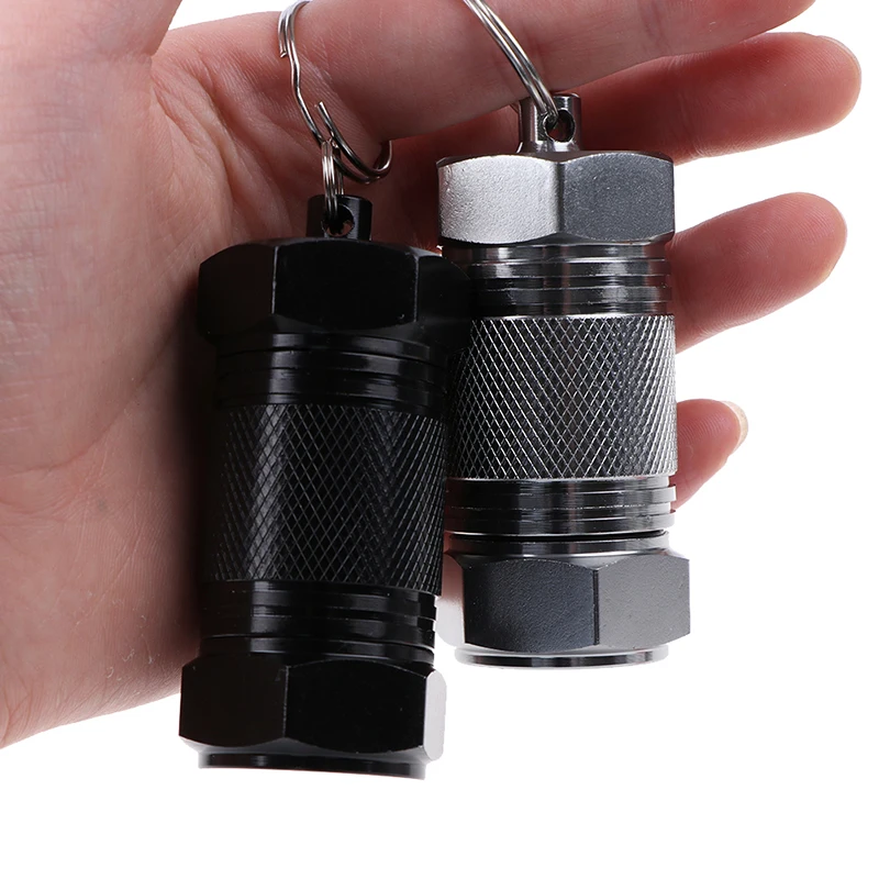 Aluminium Alloy Multifunctional Brass Seal Waterproof Medicine Outdoor Pocket Pill Box Case Multi-type To Choose
