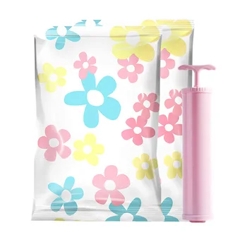 

11PCS Set Vacuum Bag Storage Bag Home Organizer Transparent Border Foldable Clothes Organizer Seal Compressed Travel Saving Bags