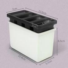 4 морозильная камера леденец лоток для мороженого Форма для йогурта