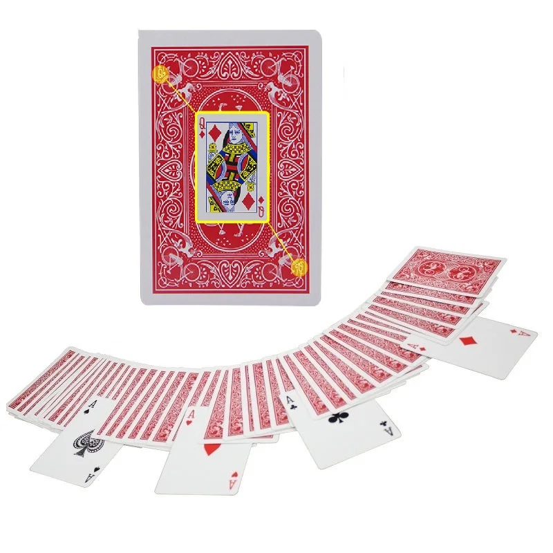 Free Shipping Magic Cards Marked Stripper Deck Playing Cards Poker Size Closeup Street Magic