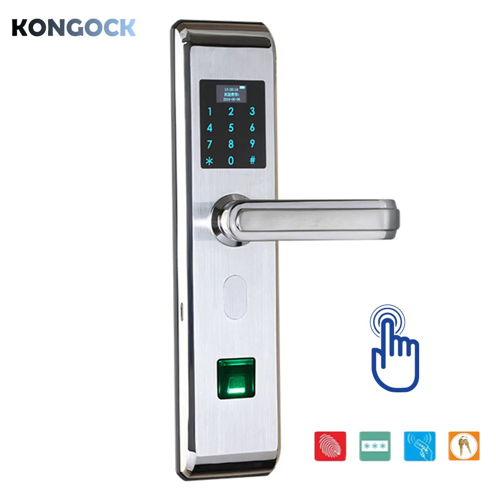 

Biometric Fingerprint door lock, electronic password card & key access for home and hotel and apartment etc