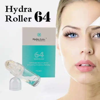 

Hydra Roller 64 Pin Micro Needle Titanium Tip Derma Needle Anti Aging Whiten Bottle Roller Serum Injection Reusable Pores Refine