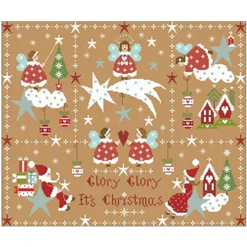 

Very beautiful Christmas patterns Counted Cross Stitch 11CT 14CT DIY Chinese Cross Stitch Kit Embroidery Needlework Sets