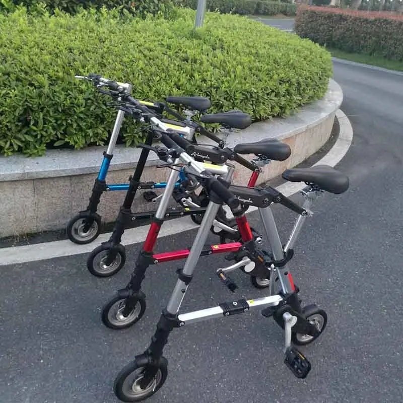 8/10 inch Folding Bike Mtb Aluminum Alloy Ultra Light Road Bicycle Shopping Subway Travel Portable Cyclling Wheel balance Bike
