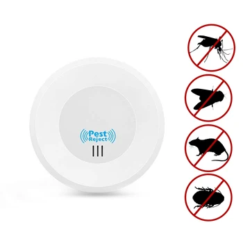 

HP-220 Home Indoor Electronic Plug in Ultrasonic Pest Control Mosquitoes Mice Pest Repeller with Night Light