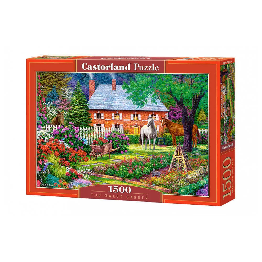 Пазл Чудесный сад Castorland 1500 деталей