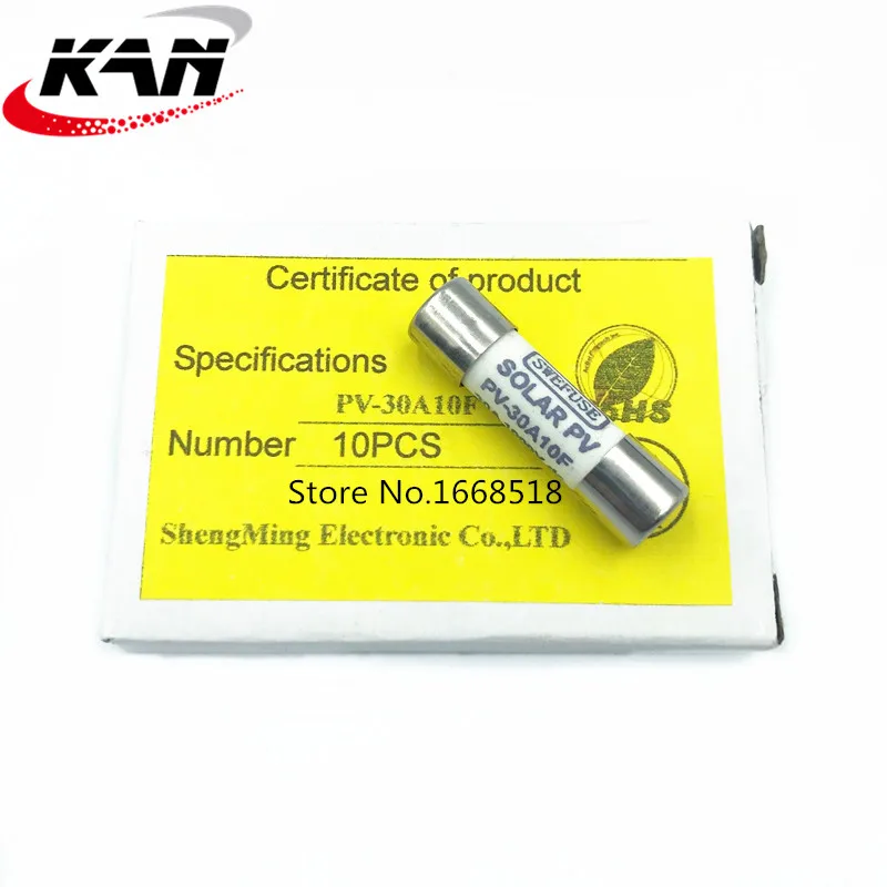 10 шт. x 5A 10A 15A 20A 30A 1000 в 10*38 мм ПВ солнечная панель защитный предохранитель