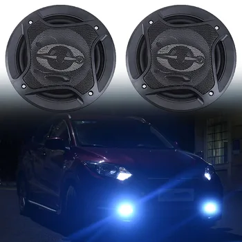 

2pcs Auto Practical Round Full Range Frequency Non Destructive Car Speaker 400W Door Music Magnetic Stereo Bass Coaxial HIFI