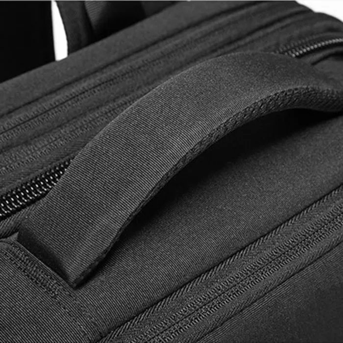 Men Stretchable Backpack Large Capacity with USB Charging Port Knapsack for Travel Outdoor O66
