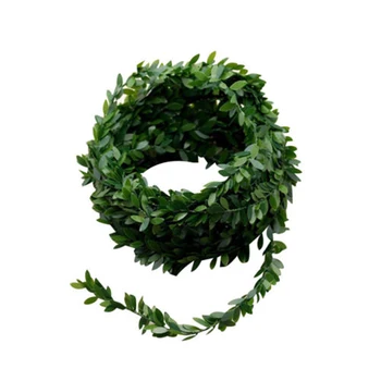 

Garden Green Leaf Garland Floral Artificial Ivy Vine Rattan String Home Decor DIY Rope Fake Plant Office Party Foliage