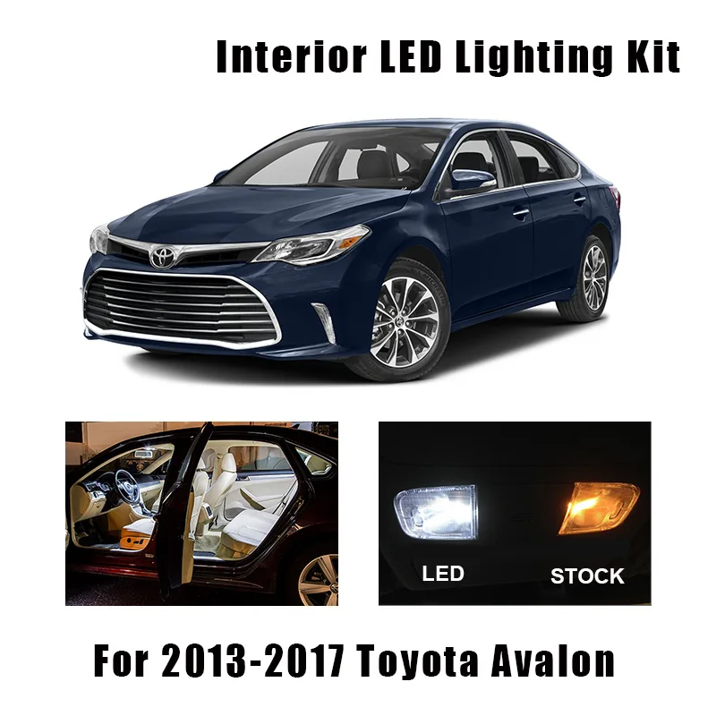 Светодиодный потолочный светильник белый 11 шт. для 2013 2014 2015 2016 2017 Toyota Avalon Map |