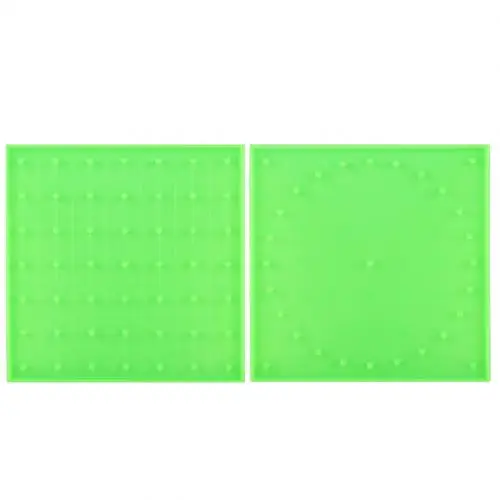 Двухсторонний Peg Geoboard резиновый галстук графика обучения детей развивающие игрушки - Цвет: Зеленый