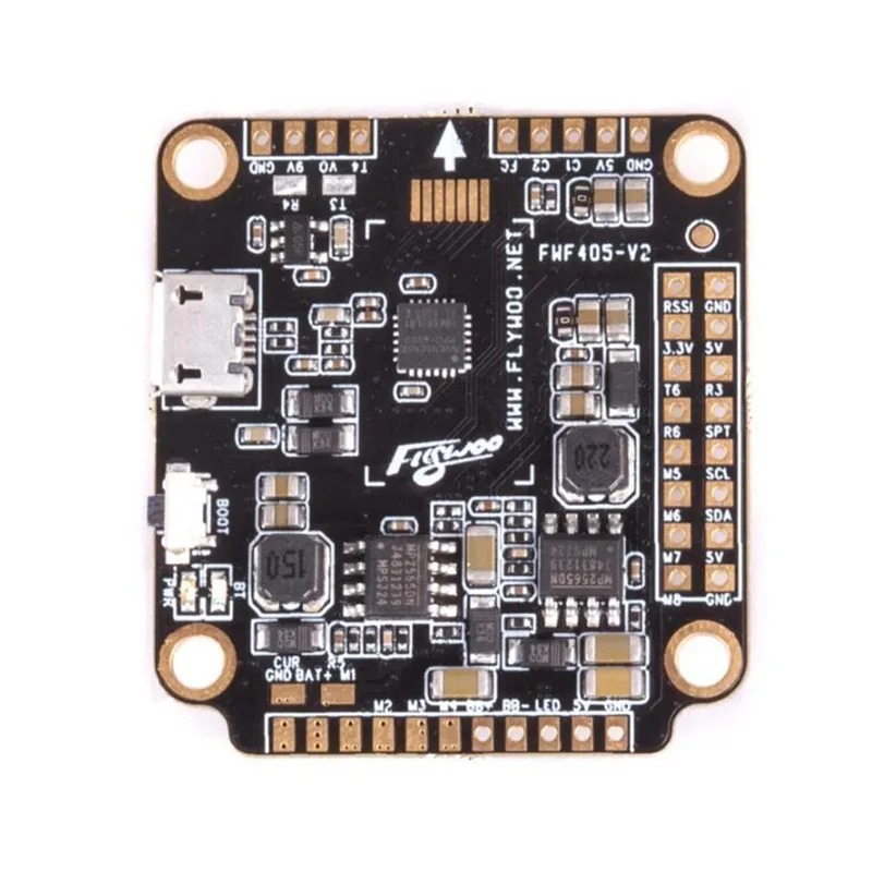 

Flywoo GOKU F405 V2 30.5x30.5mm Dual Gyroscope Flight Controller AIO OSD BEC 3-8S For RC Racing Drone FPV Model Spare Part