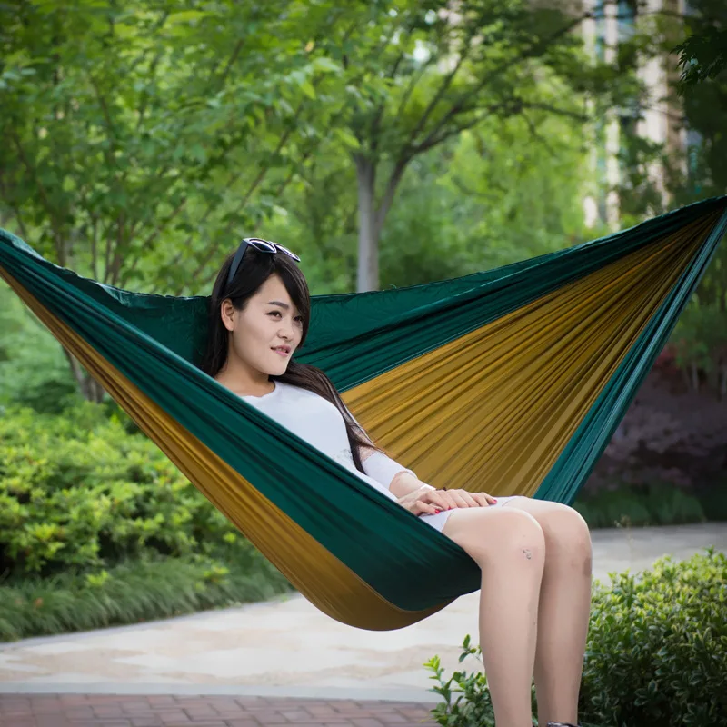 

Free eagle Parachute Cloth Hammock Double Parachute Cloth Hammock Children than Canvas Hammock Soft
