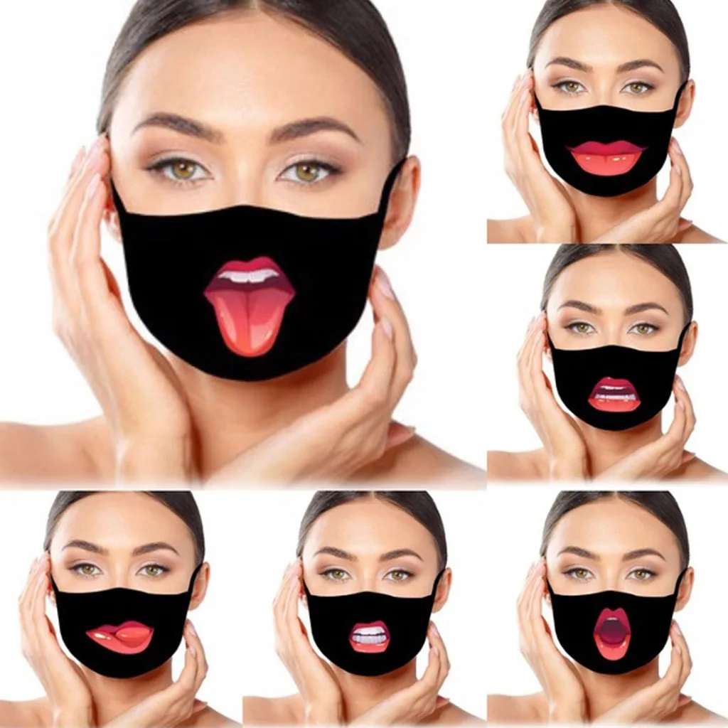 Маска для лица моющаяся защита крышка рта улицы Youre слишком близко с рисунком