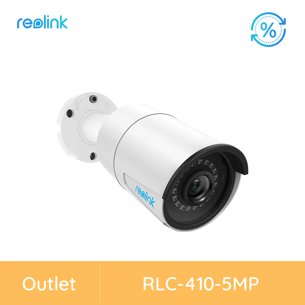 [Отремонтированная камера] Reolink RLC 410 PoE ip камера 5MP HD наружная Водонепроницаемая