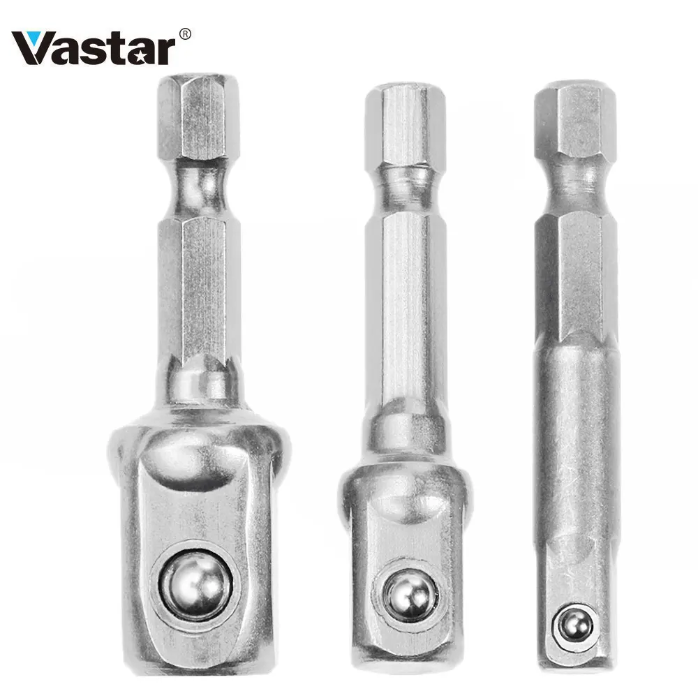 Набор удлинителей Vastar 3 шт. переходник из хромованадиевой стали с шестигранным