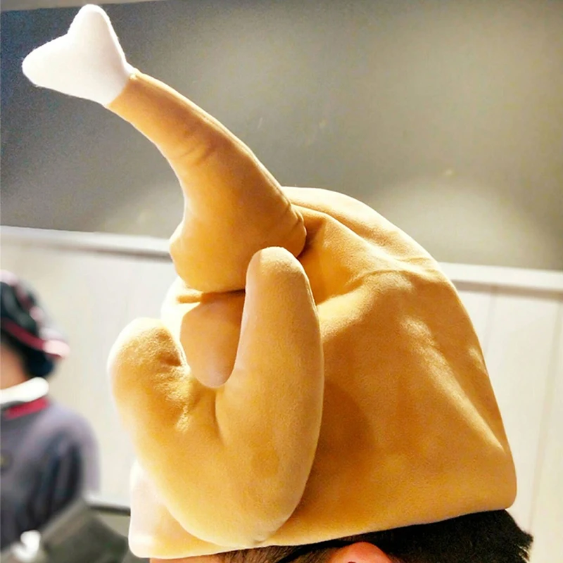 Подвижная шапка Санта-Клауса, забавная Кепка для ног курицы, странные игрушки для детей, взрослых, подарок на Рождество, детские танцевальные рождественские игрушки