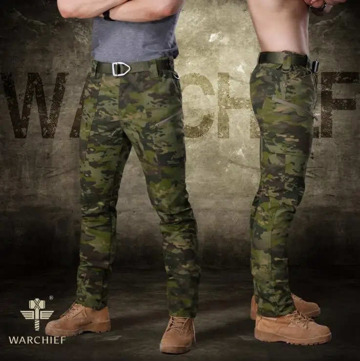 Warchief Valiant Basic Ver. Город тактические брюки мужские карго Брюки(SKU051363 - Цвет: multicam tropic