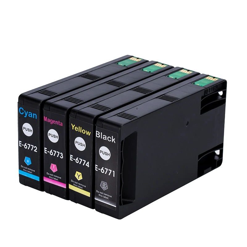 677xl совместимые чернильные картриджи для T6771 для Epson рабочей силы Pro WP-4011/4022/4091/4092/4511/4521/4531/4532/4592