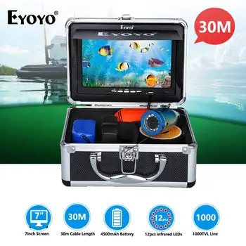 

Eyoyo Original Video Fish Finder Underwater Ice Video Fishfinder Fishing Camera 12pcs Infrared Lamp monitor camera kit day gift