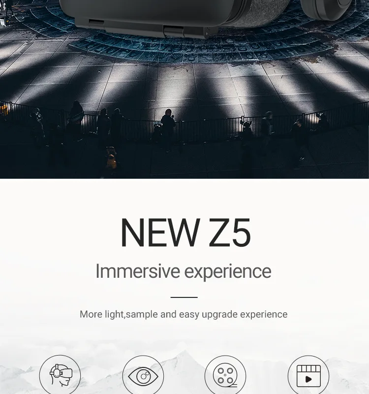 Bobovr Z5 3D VR Virtual Reality Glasses Headset Helmet Goggles Casque Stereo Headset Box Glasses For Smartphone With Packaging