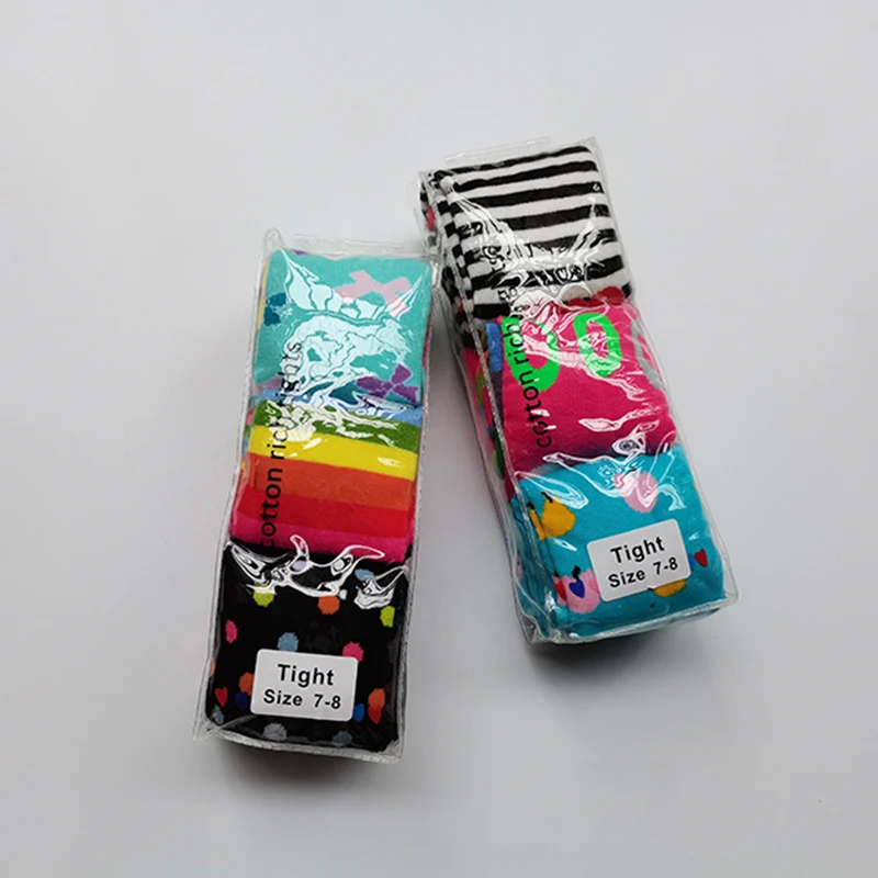 3PCS Girls Striped Tights Kids Stockings Spring Autumn Christmas Baby Girl Floral Clothes Plaid Tights For Girls Kids Pantyhose