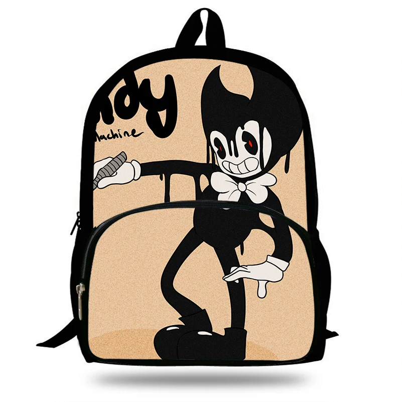 2020 хит продаж рюкзак с принтом Бенди и машины чернил детские школьные рюкзаки для