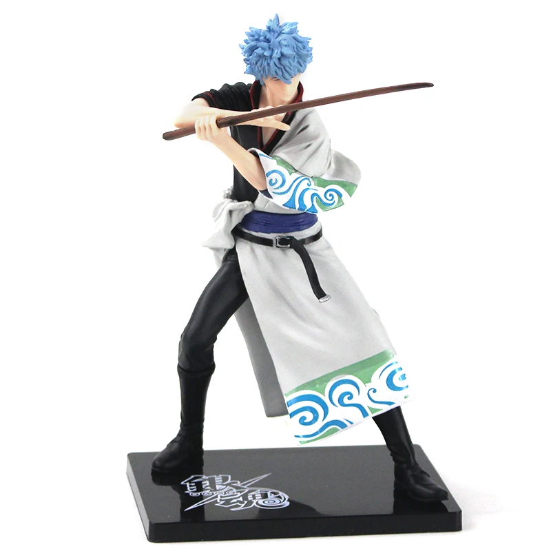 Action Figure GINTAMA Silver Soul Sakata Gintoki PVC Cartoon gift Brinquedos toys decoration Collectible Model | Игрушки и хобби