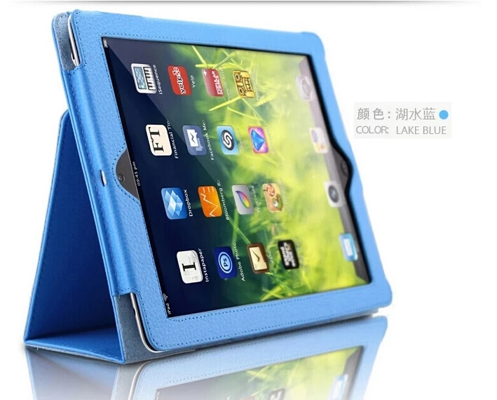 Роскошный стильный кожаный чехол книжка с подставкой для apple ipad 2 ipad3 умный