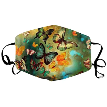 

1PC Dustproof Print Dust-proof Smog Mask Thicken Mouth Masks Mouth Cover Cotton Washable Reusable Mouth Mask Mascarilla#E