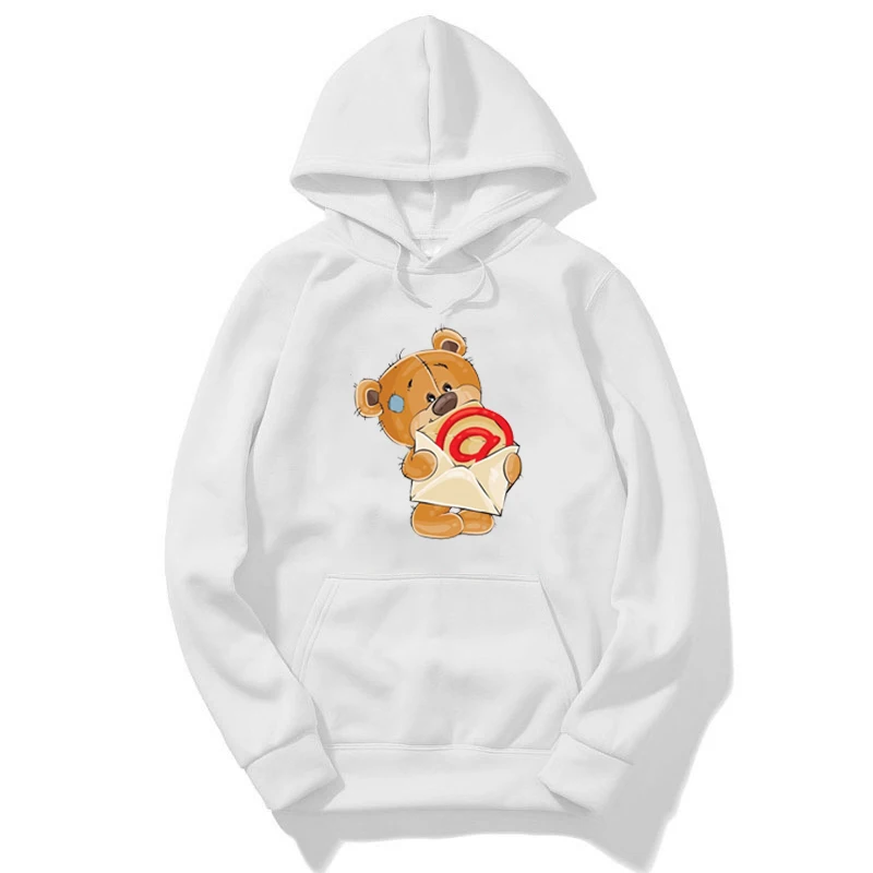 Hoodies 4 Свитер для маленьких девочек; толстовка с капюшоном с героями мультфильмов; Детские милые свитера; коллекция года; зимняя теплая одежда для девочек; детский топ с медведем на день рождения - Цвет: Hoodies 4