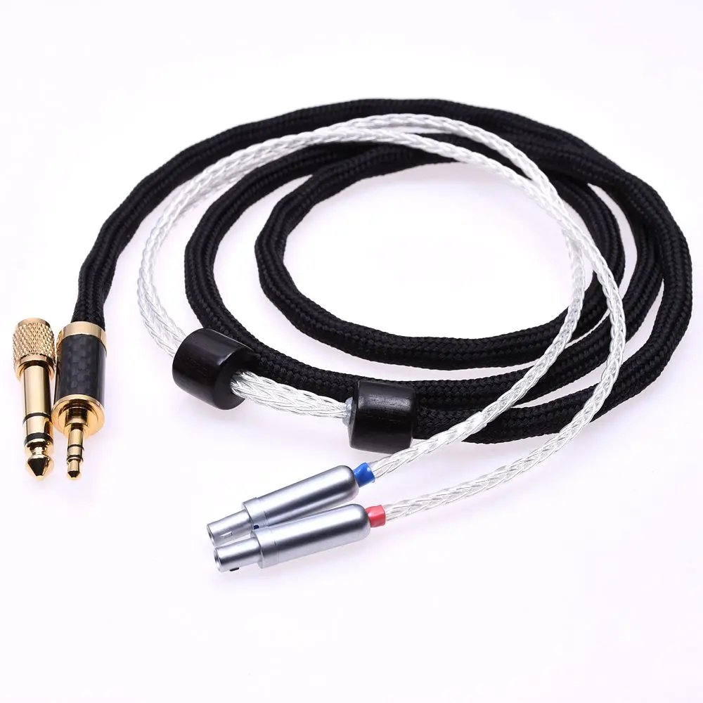 Черный 16 ядер 5N Pcocc для SENNHEISER HD800 HD800S обновленный кабель наушников удлинитель 4 мм