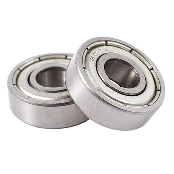 

New 10 pieces 607ZZ 19 x 7 x6mm sealed one row deep Metal ball bearings
