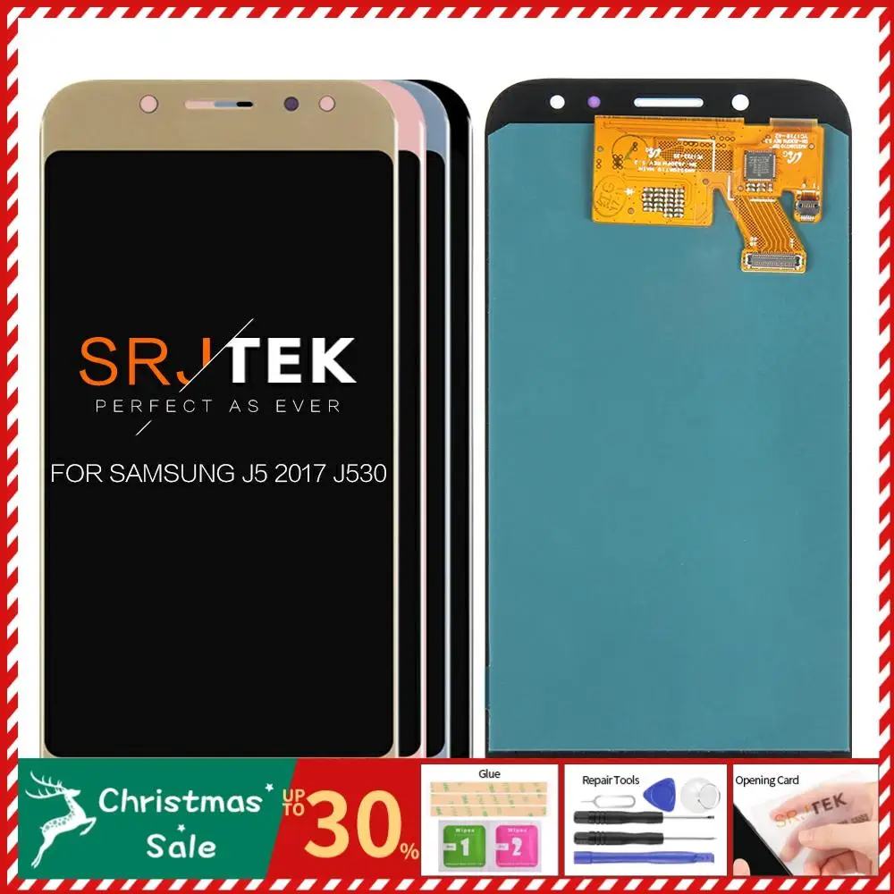 Супер AMOLED сменный дисплей для SAMSUNG Galaxy J5 PRO J530 J530F lcd кодирующий преобразователь сенсорного экрана в сборе