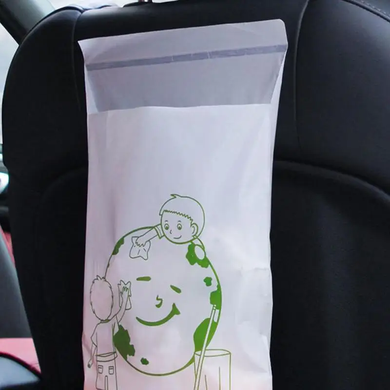 

New Car Trash Bags Self-adhesive Garbage Bag Durable Disposable Kitchen Tool Thick