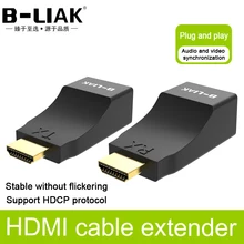 4K HDMI Extender HDMI Extension jusqu'à 30m sur Extension 30m sur CAT5e / CAT6 UTP câble Ethernet RJ45 Ports réseau LAN pour PC