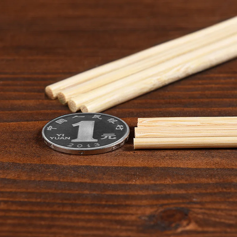 Sturdy Bamboo Skewer Sticks BBQ Fruit Shish Kebab Natural Wood 25cm Sticks Barbecue Stick SP99