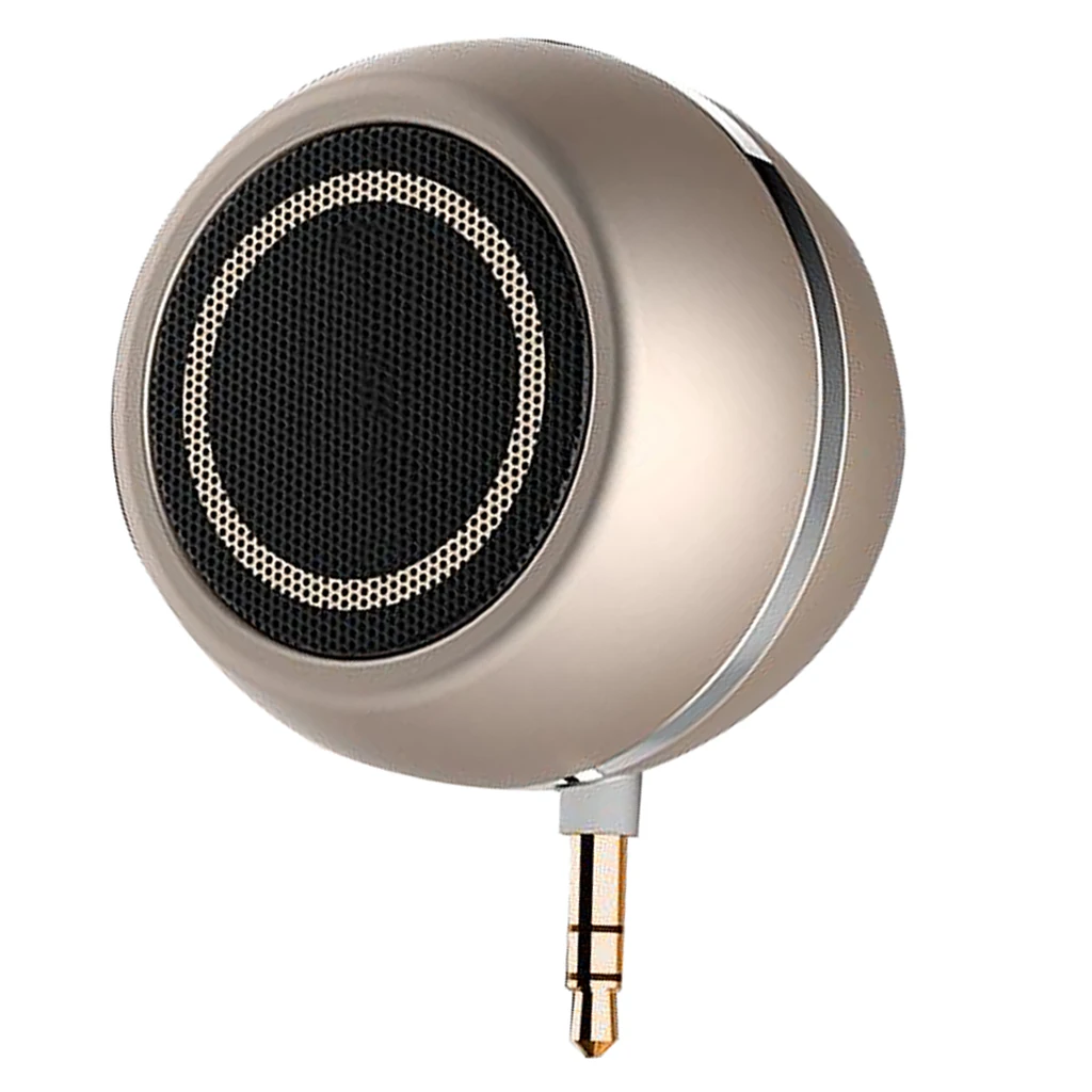 Portable Mini Speaker 3W 3.5mm AUX Jack Music Audio Player for Phone Notebook Tablet Fashion ultra small fuselage