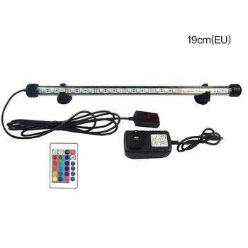 

Waterproof Aquarium Fish Tank LED Light Strip LED Lamp RGB Color Changing Remote Control Underwater Background Decor Lighting