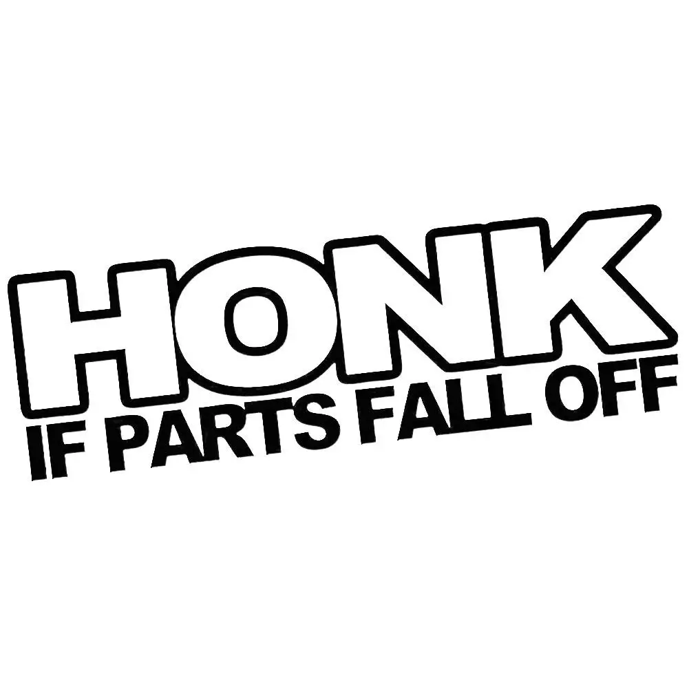 

80% HOT SALES HONKs Funny Letters Car Vehicle Body Window Reflective Decals Sticker Decoration