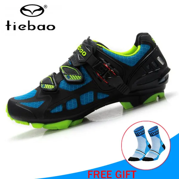TIEBAO zapatillas deportivas mujer sapatilha ciclismo mtb велосипедные кроссовки оригинальная спортивная обувь для верховой езды - Цвет: 1502 blue