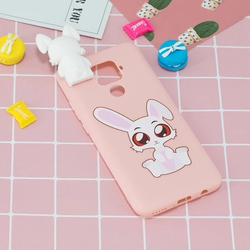 H sFor Huawei Mate 30 20 10 Lite Case Silicone Cute 3D Cat Panda TPU Soft Back Cover Case For Huawei Y6 Y7 Y9 Y5 Coque - Color: H