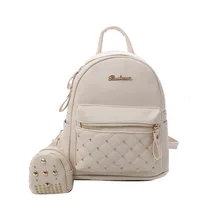 Женская сумка из искусственной кожи в стиле ретро; маленькие женские школьные сумки; рюкзаки подростковые женские рюкзаки