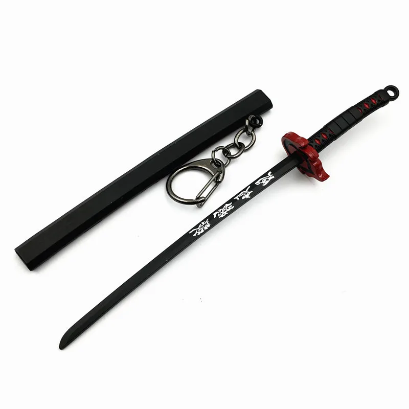 Anime kimetsu no yaiba Keychain For Men Metal Demon Slayer Kamado Tanjirou Nezuko Key Chain Women llaveros para hombre - 