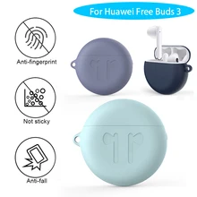 Новейший силиконовый чехол для huawei Freebuds 3, чехол для гарнитуры, сплошной цвет, беспроводные Bluetooth наушники, защитная крышка, аксессуары
