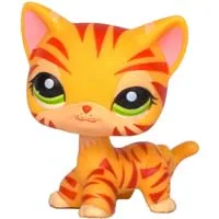 Редкая Кошка pet shop милые подставки для игрушек короткие волосы котенок розовый#2291 Серый#5 черный#994 старый рисунок Китти коллекция - Цвет: 1451