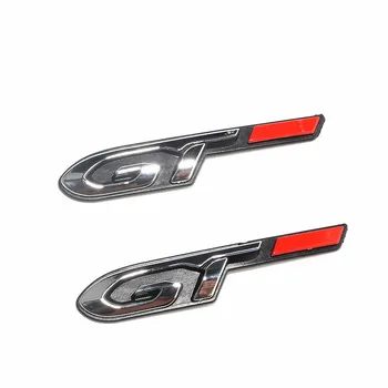 

Car Accessories Sticker ABS Chrome GT Badge Emblem Car stickers Decal For Peugeot 508L GT 206 207 208 307 308 407 508 2008 3008